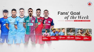 Fans Goal of the Week  Matchweek 5  ISL 202425 [upl. by Cramer211]