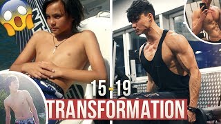 MA TRANSFORMATION PHYSIQUE  Des Arts Martiaux à la Musculation 1519 ans   20 kg 💪🏼 [upl. by Ahsirat]