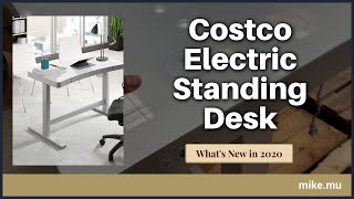 Tresanti Powered Adjustable Height Desk at Costco  2020 Quick Look [upl. by Domel]