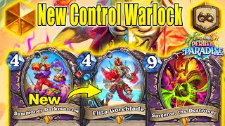 New Control Warlock Deck Is So Strong With New DK Legendary At Perils in Paradise  Hearthstone [upl. by Perrins353]