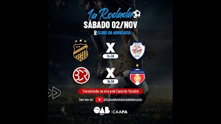 BCR x Atlético Legis  AO VIVO  Campeonato de Futebol da OAB 2024  Segundo Turno  Rodada 3 [upl. by Neneek474]