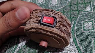 how to make electric Beyblade driverwith cardboard with motorwith battery 🔋 for Beyblade [upl. by Celinka]