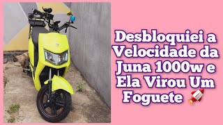 Testamos a Juna 1000w com a Velocidade Desbloqueada Fazendo Entregas no Ifood  SOS Mamãe e Cia [upl. by Om]