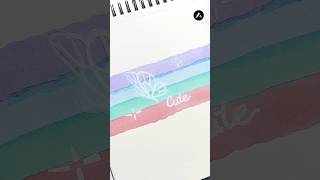 Easy butterfly art art artist drawing shorts painting satisfying [upl. by Arodasi383]