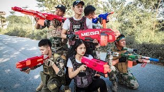 LTT Game Nerf War  SWAT Winter Warriors SEAL X Nerf Guns Fight Criminal Group Nerf Mod [upl. by Vaish]