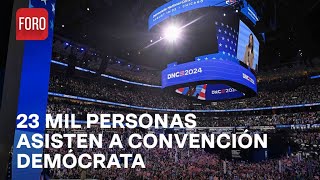 Primer día de Convención Nacional Demócrata Más de 23 mil personas asisten  Las Noticias [upl. by Florina84]