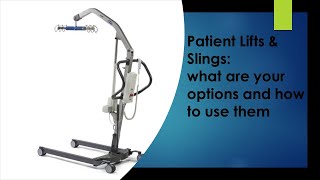 Patient Lifts for Home Use and how to use them and the slings [upl. by Masry463]