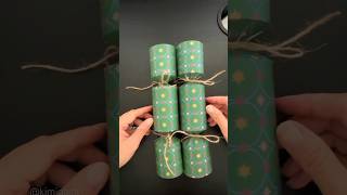 Watch me make this DIY Christmas Crackers in 60 seconds diychristmascrafts christmascrackers [upl. by Chaddy]