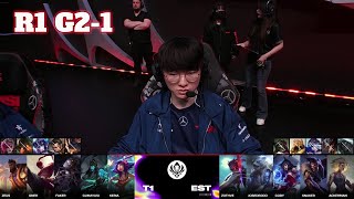 T1 vs EST  Game 1  Round 1 LoL MSI 2024 PlayIn Stage  T1 vs Estral Esports G1 full game [upl. by Heady]