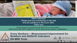 Every NewbornMeasurement Improvement for Newborn amp Stillbirth Indicators ENMINI Tools [upl. by Wood]