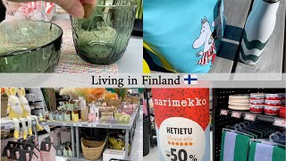 Living in Finland Vlog 9 🇫🇮 Spring has Arrived  Grocery Shopping  Moomin  Marimekko [upl. by Torrey]