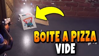 Emplacement des Boites a Pizza Vide Fortnite Quete April oNeil [upl. by Klina]