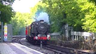 Pannier Tank 9466 Metropolitan 1 British Rail 20142 and London Underground 20227 passing Eastcote [upl. by Yrome]