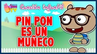 ♫♪ PIN PON ES UN MUÑECO ♫♪ canción infantil completa con dibujos animados [upl. by Anerev]