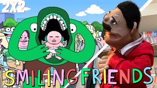 SMILING FRIENDS Season 2 Episode 2 Mr President Puppet Reaction [upl. by Aprilette]