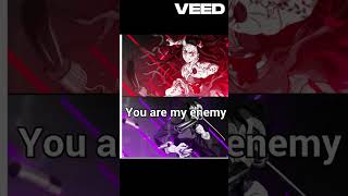 I see who you are you are my enemy version demon slayers giomei sanemi muichiro giyu rengoku [upl. by Ivah]