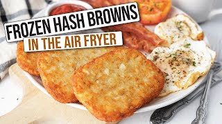 Air Fryer Frozen Hash Brown Patties Quick amp Easy [upl. by Nivra]