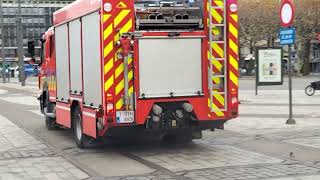 spoed brandweer Antwerpen centrum naar automatische brand melding [upl. by Esli746]