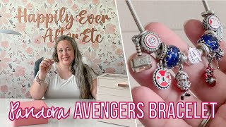 Pandora Avengers Themed Charm Bracelet Pandora Marvel Collection [upl. by Atiloj187]