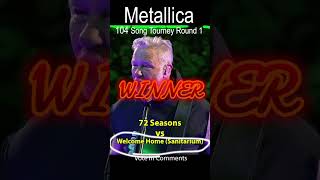 Welcome HomeSanitarium…Metallica 104 Song Tourney Round 1 Result [upl. by Htor]