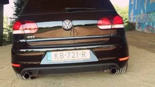 Golf VI GTI resonator delete sound [upl. by Sunda832]