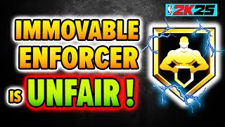 Immovable Enforcer is UNFAIR on NBA 2K25 Best Build [upl. by Fatma]