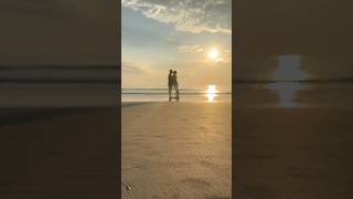 Beach sunrise kiss US ❤️ couple couplegoals love life feelings emotions togetherforever [upl. by Eicarg]