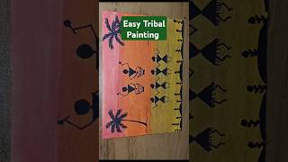 Easy Tribal Brushpen PaintingMyagallery [upl. by Dorthea]