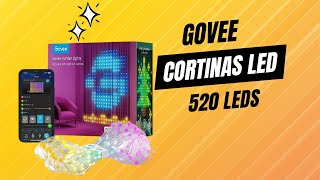 💡 Ilumina tu habitación con la cortina led de Govee [upl. by Ahtebat]