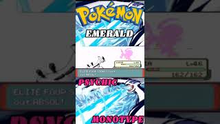 Pokemon EmeraldPsychic MonotypeSidney [upl. by Nena227]