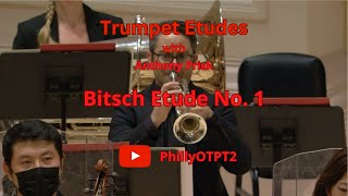 Tony Plays Trumpet Etudes Bitsch no 1 Vivo [upl. by Anitsua]