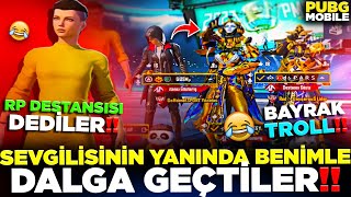 SEVGİLİSİNİN YANINDA BENİMLE DALGA GEÇTİLER 🤔 RP DESTANSISI DEDİLER 😂 SONUNDA NE OLDU  PUBG MOBİLE [upl. by Yderf]