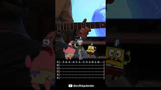 Spongebob  Grass Skirt Chase Guitar Tabs [upl. by Rattray15]