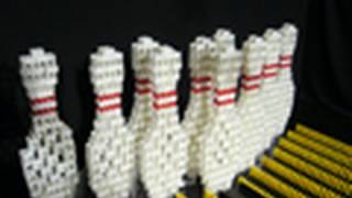 Bowling For Dominos 4800 dominoes [upl. by Aram]