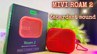 MIVI ROAM 2 bluetooth speaker   chota packet bada dhamaka [upl. by Nilahs]