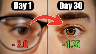 Do Eye Exercises Actually Work I Tried for 30 Days [upl. by Anceline]