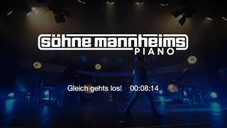 Söhne Mannheims Piano  StreamingKonzert aus dem Capitol Mannheim [upl. by Teeter]