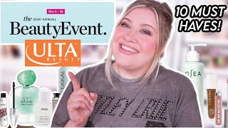 10 MUST HAVES FROM THIS MONTHS 50 OFF ULTA SALE [upl. by Airekahs]