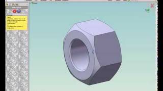 Tuerca Tutorial SOLIDWORKS · BASELGA LIZAGA SA Zaragoza [upl. by Ayvid672]