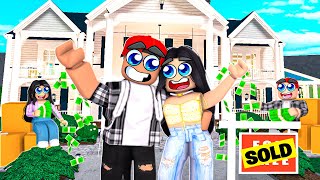 MOVING INTO OUR NEW MANSION Roblox Bloxburg Roleplay [upl. by Jelks]