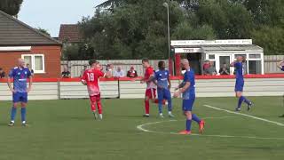 Wisbech Town v Harrowby United  UCL  170824 Wisbech goal only [upl. by Dibrin]