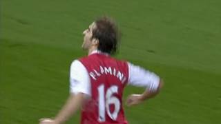 Mathieu Flamini stunning goal vs Newcastle United [upl. by Doloritas]