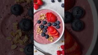 Oat Smoothie Bowl  Make it in 5 minutes [upl. by Ky]