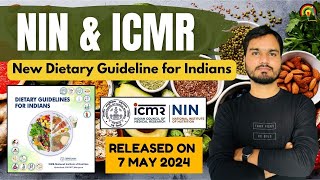 Food Dietary Guidelines for Indians  ICMR NIN Dietary Guideline 2024  Food Nutrition [upl. by Reviere256]