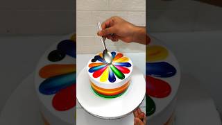 1kg New Mix Fruit Rainbow 🌈 Colour Cake Decorating shortsfeed shorts ytshorts youtube food [upl. by Orlosky]