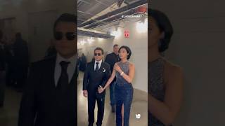 ÁngelaAguilar y ChristianNodal en el backstage de los LatinGRAMMY [upl. by Thacher]