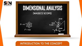 DIMENSIONAL ANALYSIS  INTRODUCTION  SON PHYSICS [upl. by Chace]