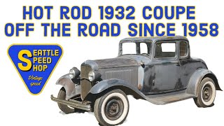 1932 Ford 5 Window Coupe Off the road since 1958 [upl. by Rovaert]