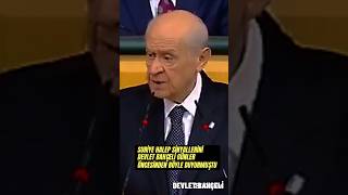 Devlet Bahçeli Günler Öncesinden Suriye Halep Sinyallerini Verdi 🇹🇷 gündem [upl. by Demetris]