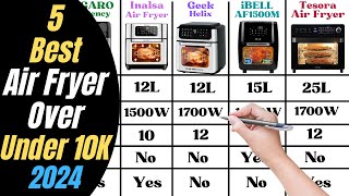 Top 5 Best Air Fryer Oven in India 2024  Agaro vs Geek vs INALSA vs Tesora vs iBell Air Fryer Oven [upl. by Aivata980]